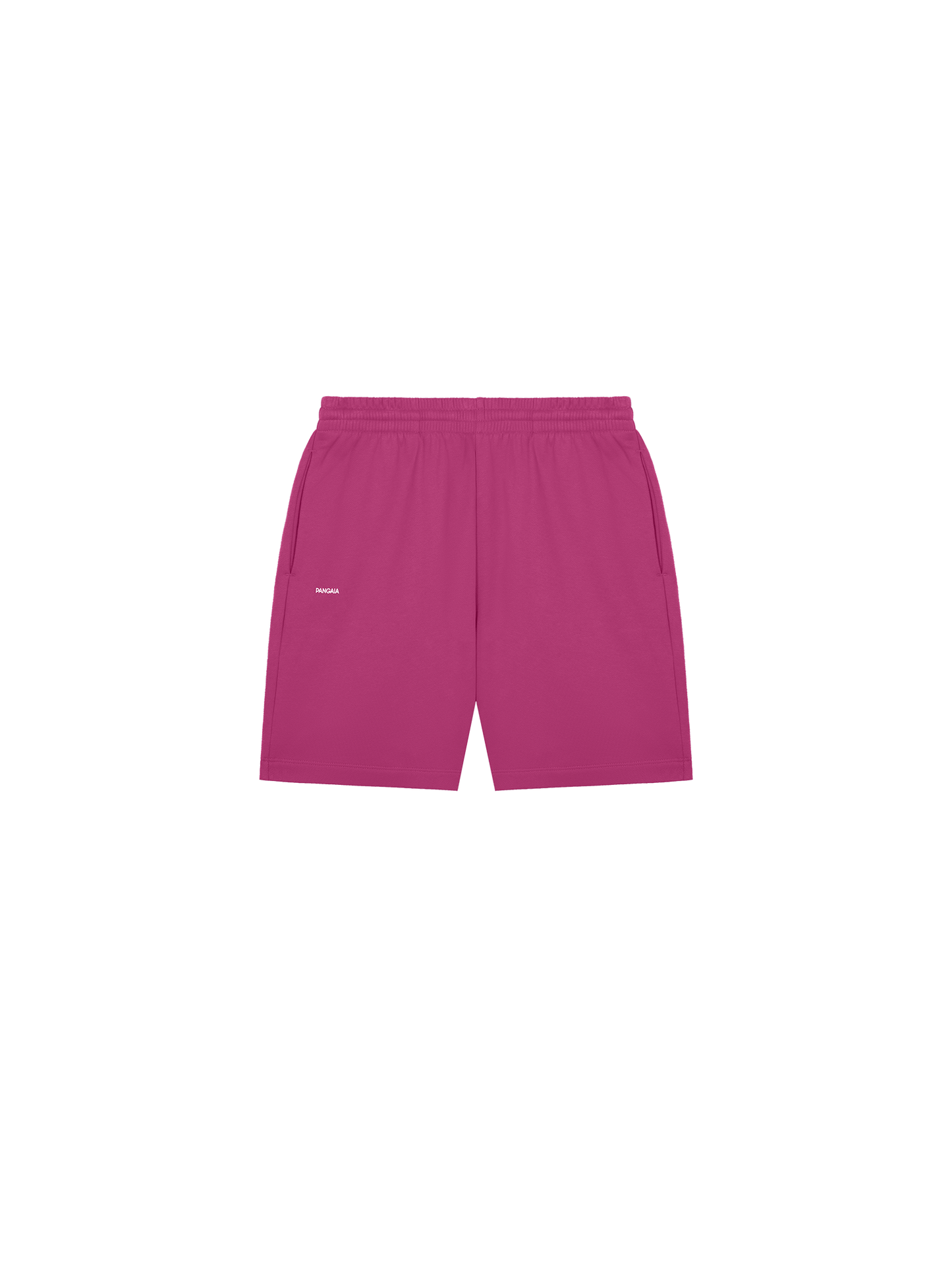Womens 365 Midweight Mid Length shorts—berry purple