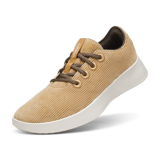 Women's Runner Go - Corduroy - Stony Beige (Natural White Sole)