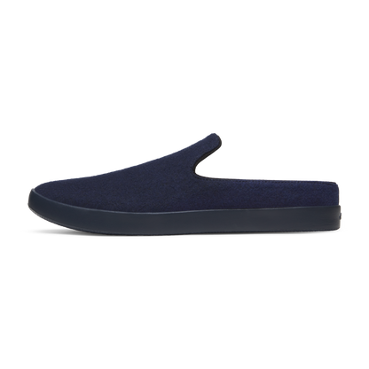 Women's Wool Lounger Mule - Deep Navy (True Navy Sole)