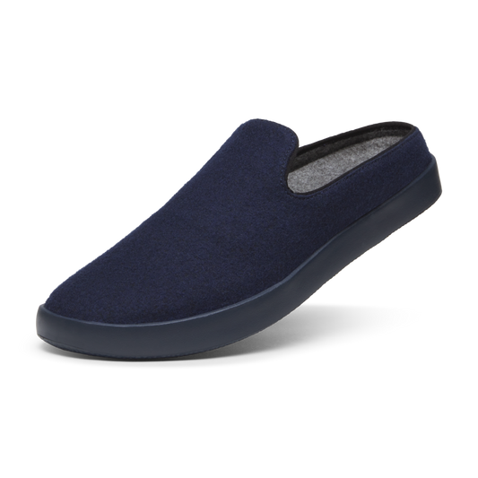 Women's Wool Lounger Mule - Deep Navy (True Navy Sole)