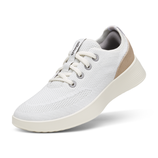 Women's Tree Runner Go - Blizzard/Light Khaki (Natural White Sole)