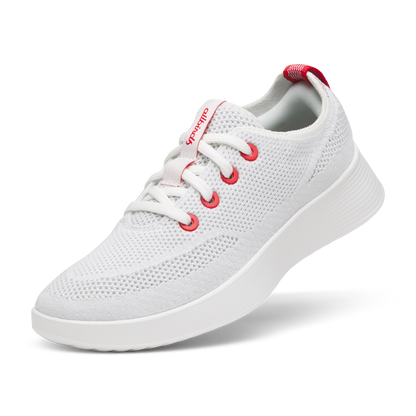 Women's Tree Runner Go - Blizzard/Bold Red (Blizzard Sole)