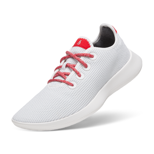 Women's Tree Runner - Blizzard/Bold Red (Blizzard Sole)
