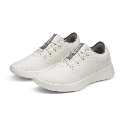 Women's Wool Runner Go - Weathered White (Twilight White Sole)