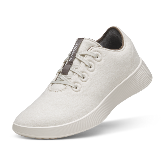 Women's Wool Runner Go - Weathered White (Twilight White Sole)