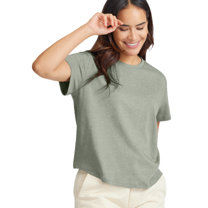 Women's Soft Merino Tee - Hazy Pine
