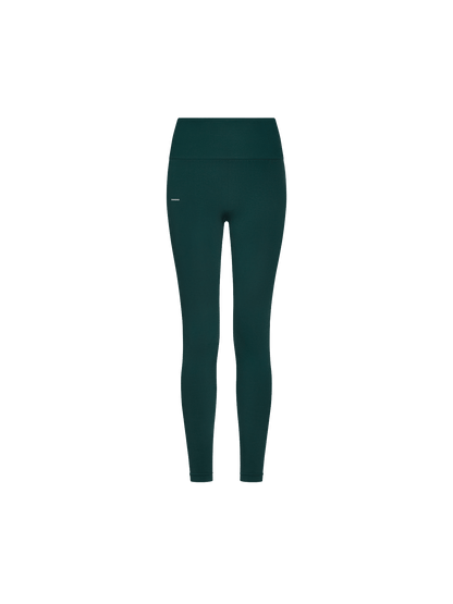 Womens Plant-Stretch Compressive Leggings—Foliage Green