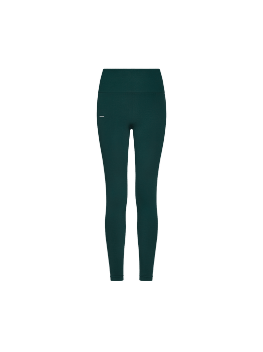 Womens Plant-Stretch Compressive Leggings—Foliage Green