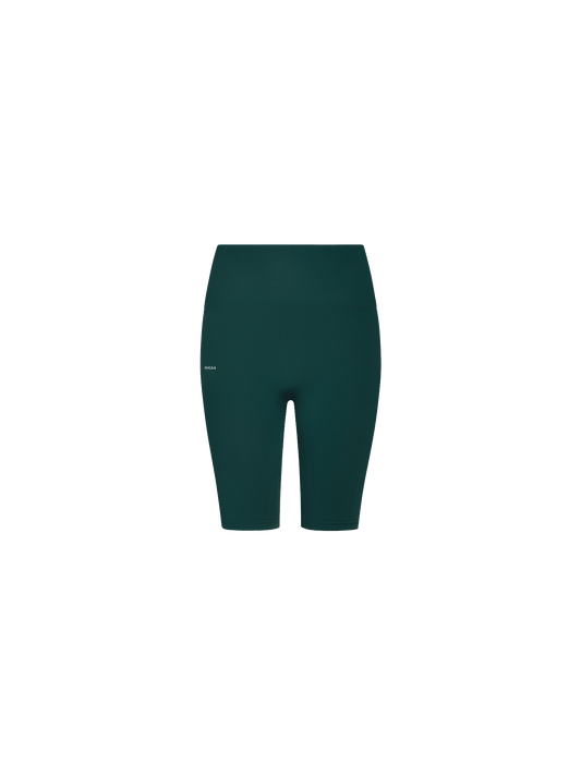 Women's Plant-Stretch Compressive Cycle Shorts—Foliage Green