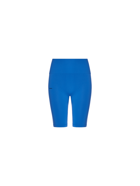 Women's Plant-Stretch Compressive Cycle Shorts—Cobalt Blue