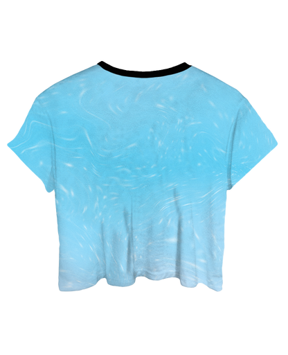Aqua Terminal Crop Top