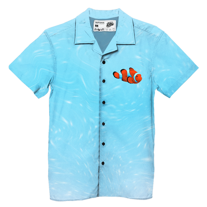 Aqua Terminal Hawaiian Shirt