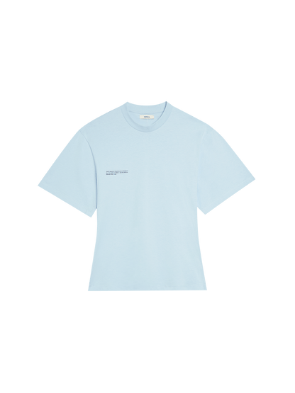 Womens PPRMINT™ Organic Cotton Wide Sleeve T-shirt—baby blue