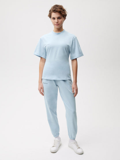 Womens PPRMINT™ Organic Cotton Wide Sleeve T-shirt—baby blue