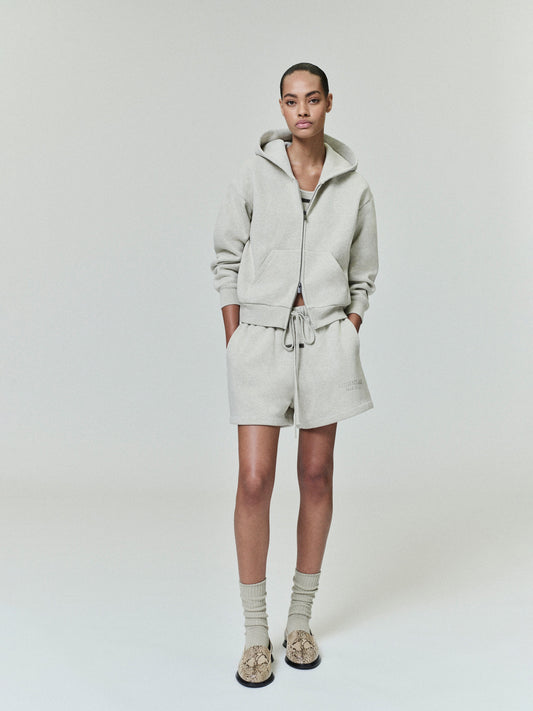 Womens Classic Fleece Zip-Up Hoodie