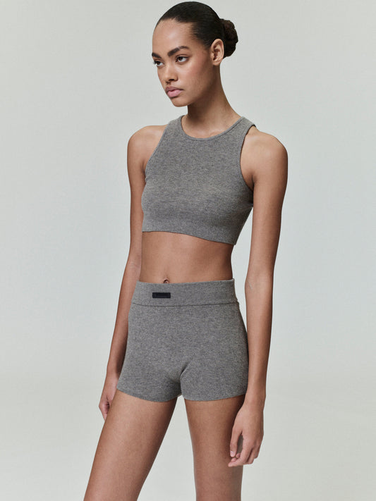 Womens Soft Rib Knit Boxer