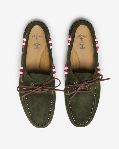 Beaded Boat Shoe