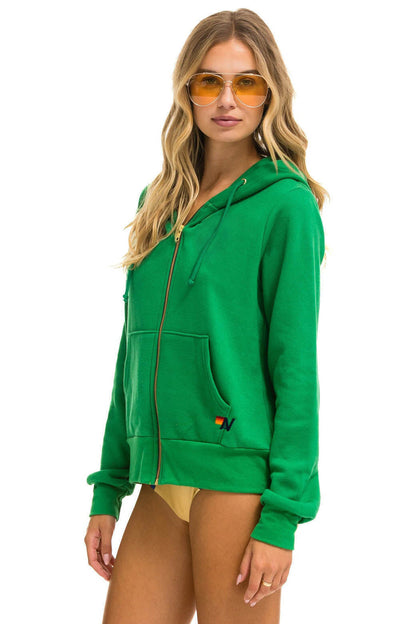 BOLT HOODIE - KELLY GREEN // WHITE