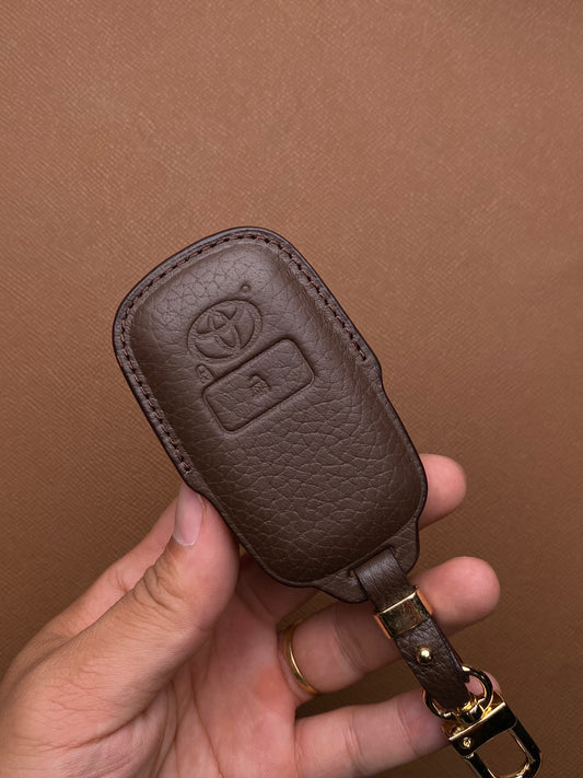 Leather Key Case for Toyota RAIZE, VELOZ, Wigo, AVANZA, Yaris Cross (2021-2022) - TOF2