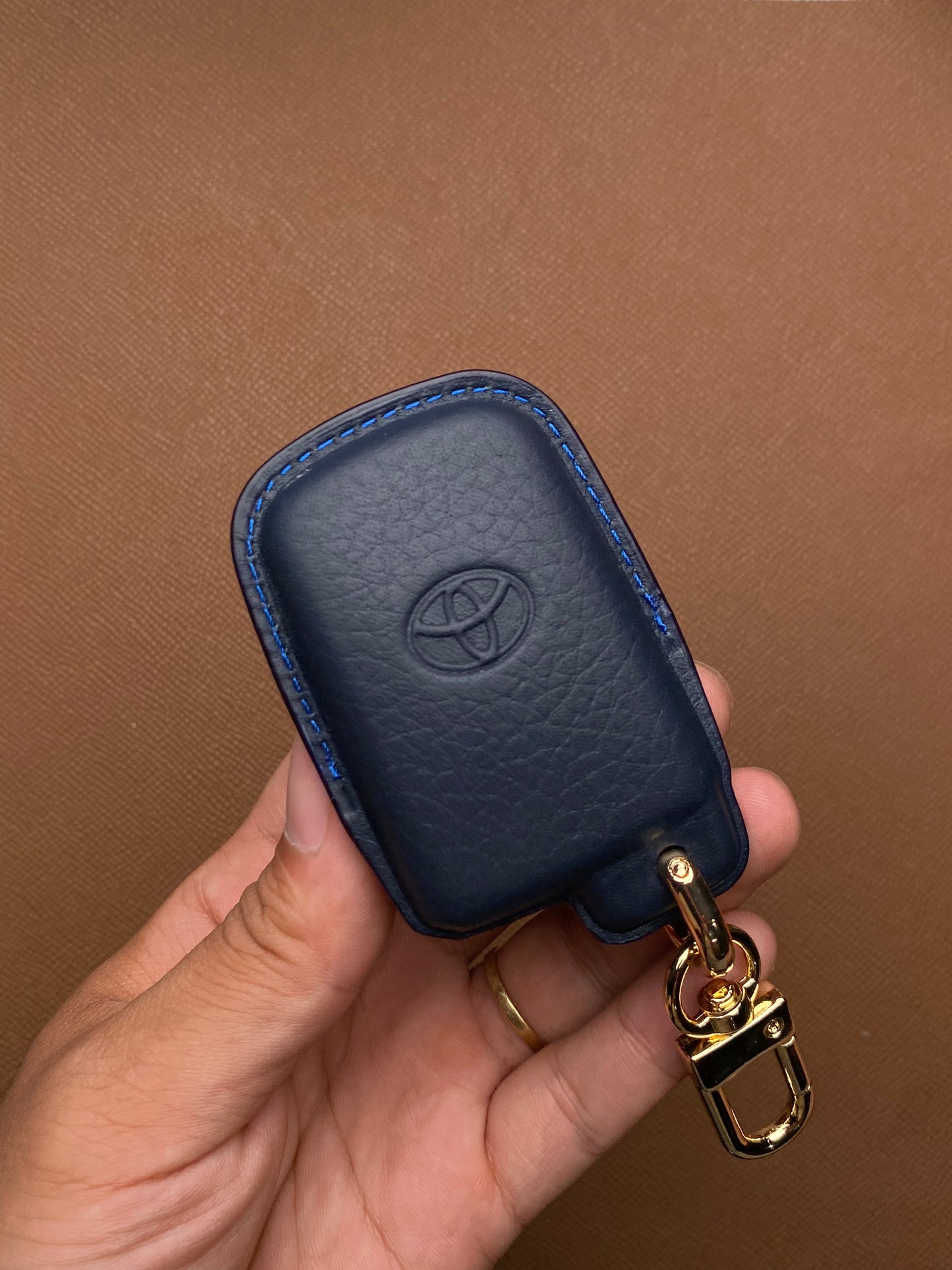 Leather Key Case for Toyota Altis (2019–2021) - TOB4