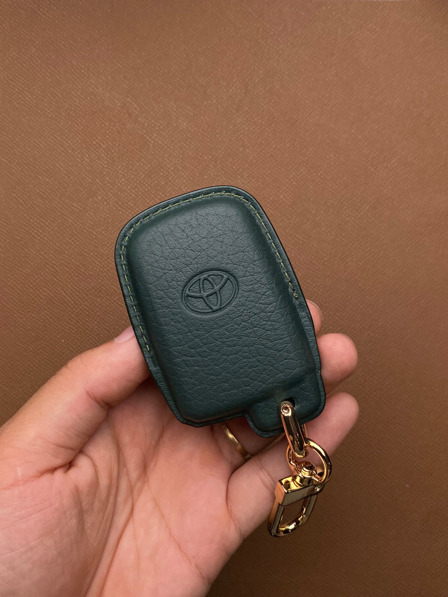 Leather Key Case for Toyota Altis (2019–2021) - TOB4