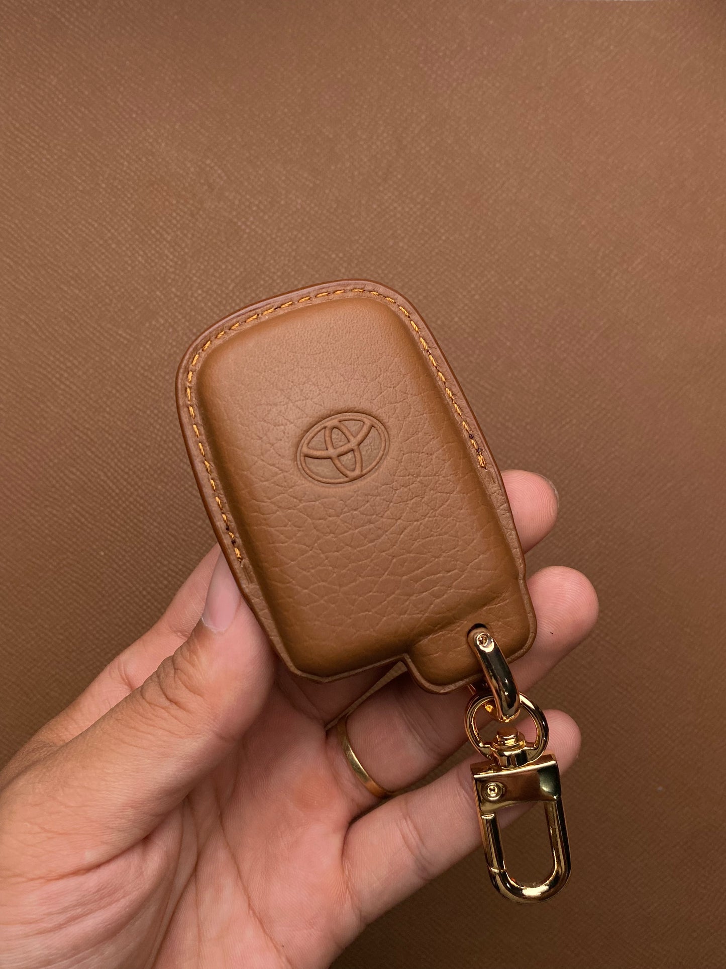 Leather Key Case for Toyota Altis (2019–2021) - TOB4