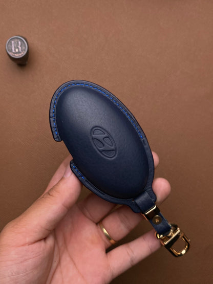 Leather Car Key Case for Huyndai SantaFe Tucson 2025 - HUYG4