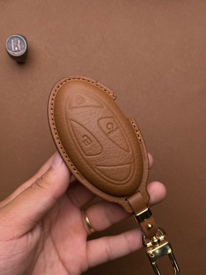 Leather Car Key Case for Huyndai SantaFe Tucson 2025 - HUYG4