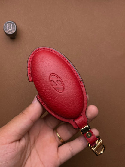 Leather Car Key Case for Huyndai SantaFe Tucson 2025 - HUYG4