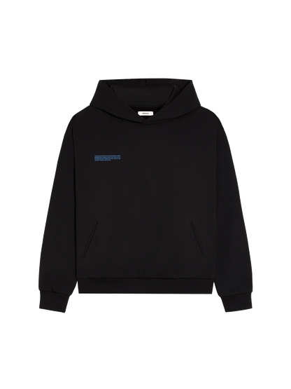 Womens In Conversion Cotton Hoodie—black
