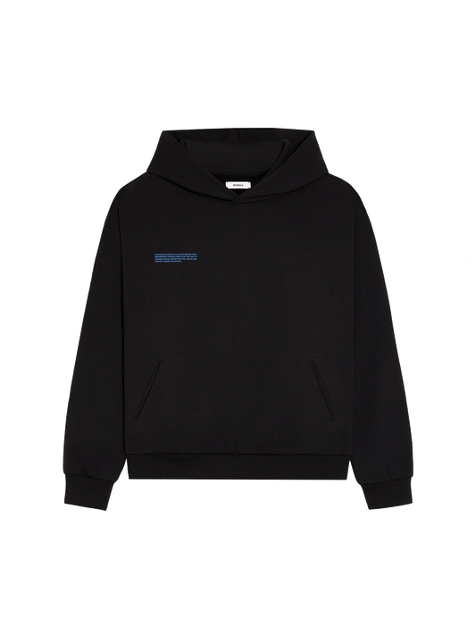 Womens In Conversion Cotton Hoodie—black