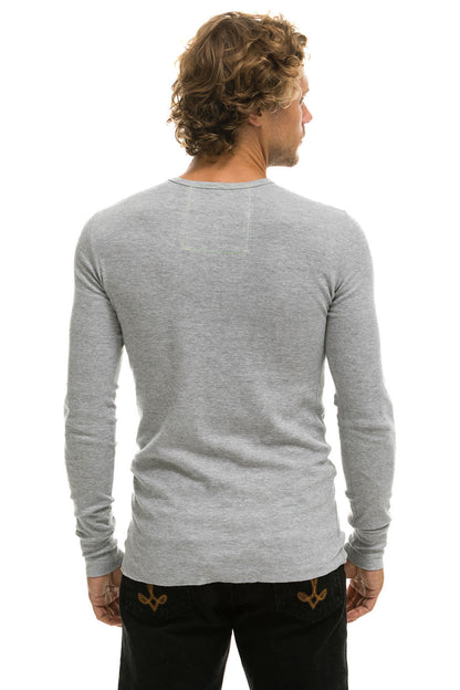 AVIATOR NATION BROOKLYN THERMAL - HEATHER GREY
