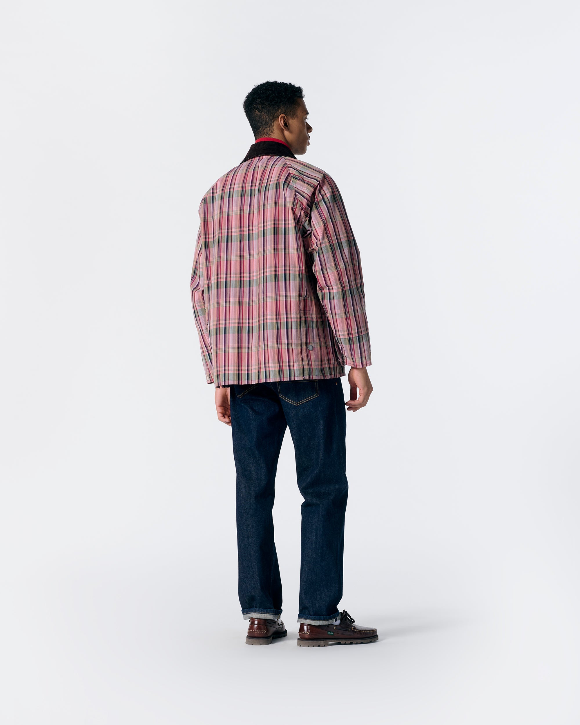 Noah x Barbour Waxed Madras Bedale Jacket – Lao Rau Craft