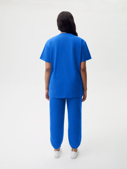 Womens 365 Midweight T-shirt—Cobalt Blue
