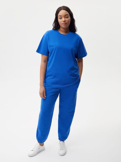 Womens 365 Midweight T-shirt—Cobalt Blue