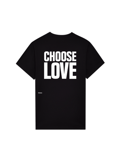 PANGAIA x Choose Love T-shirt—black