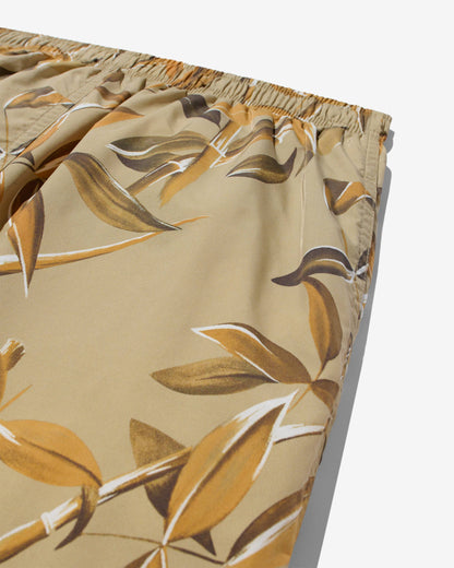 Bamboo Print Swim Trunk