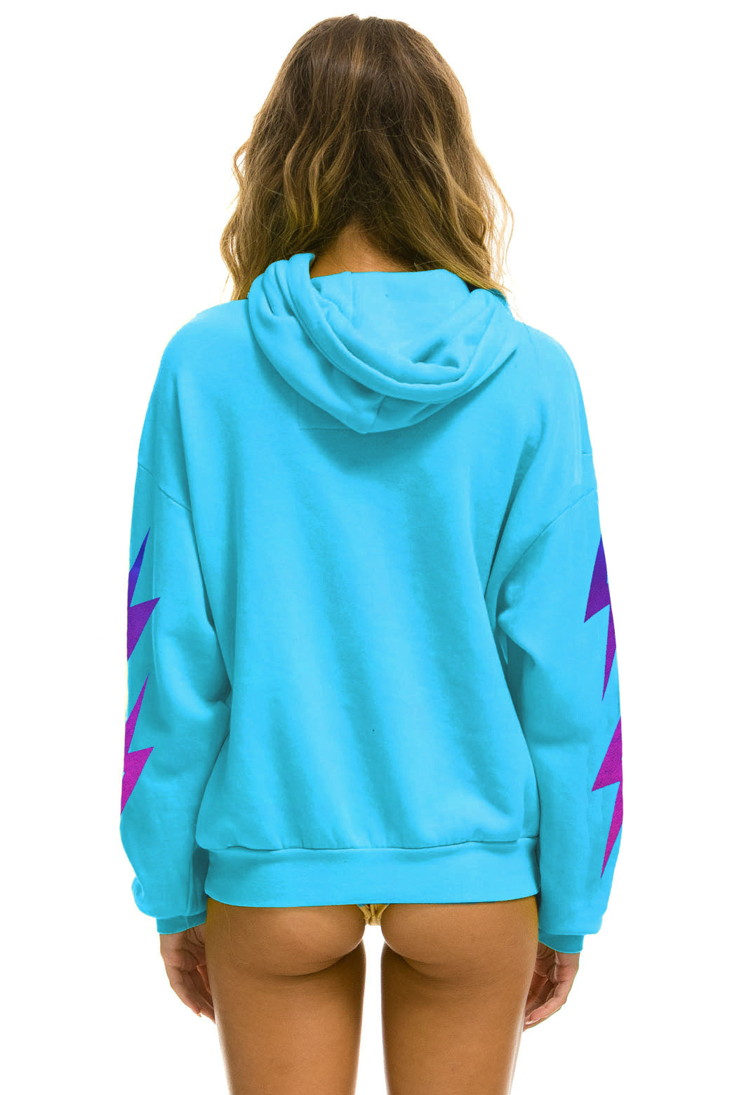 BOTTLEROCK 2025 RELAXED PULLOVER HOODIE - NEON BLUE