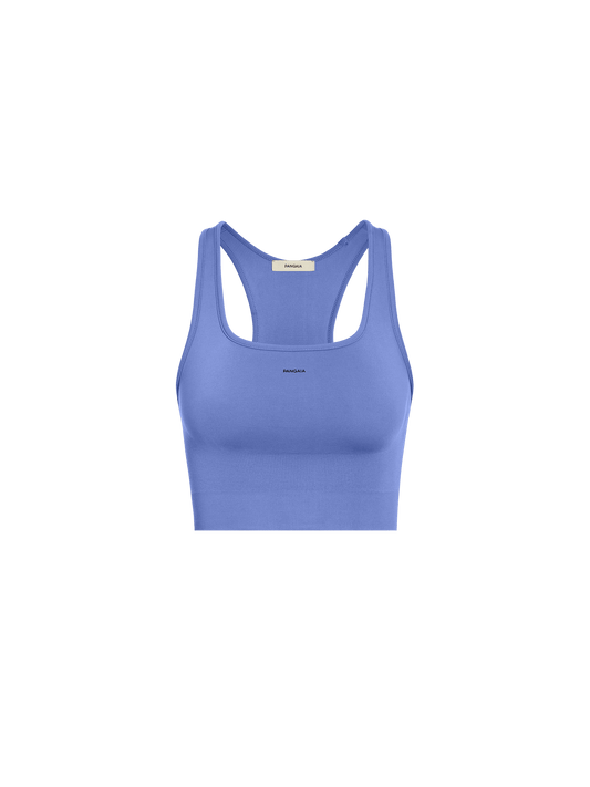 Women's Plant-Stretch Compressive Sports Bra—Iris Purple