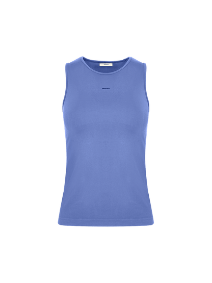 Women's Plant-Stretch Sleeveless Top—Iris Purple