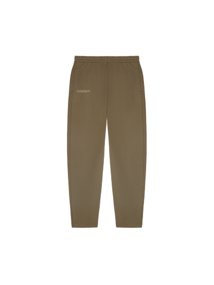 Women's Active Jersey Track Pants—soil brown