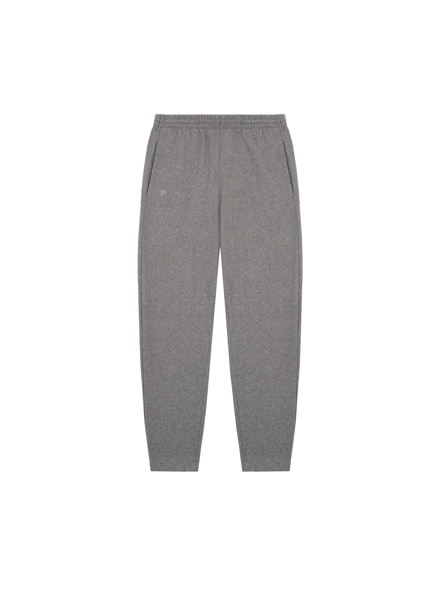Womens Recycled Wool Jersey Barrel-Leg Track Pants—volcanic grey
