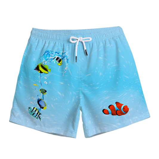 Aqua Terminal Swim Trunks
