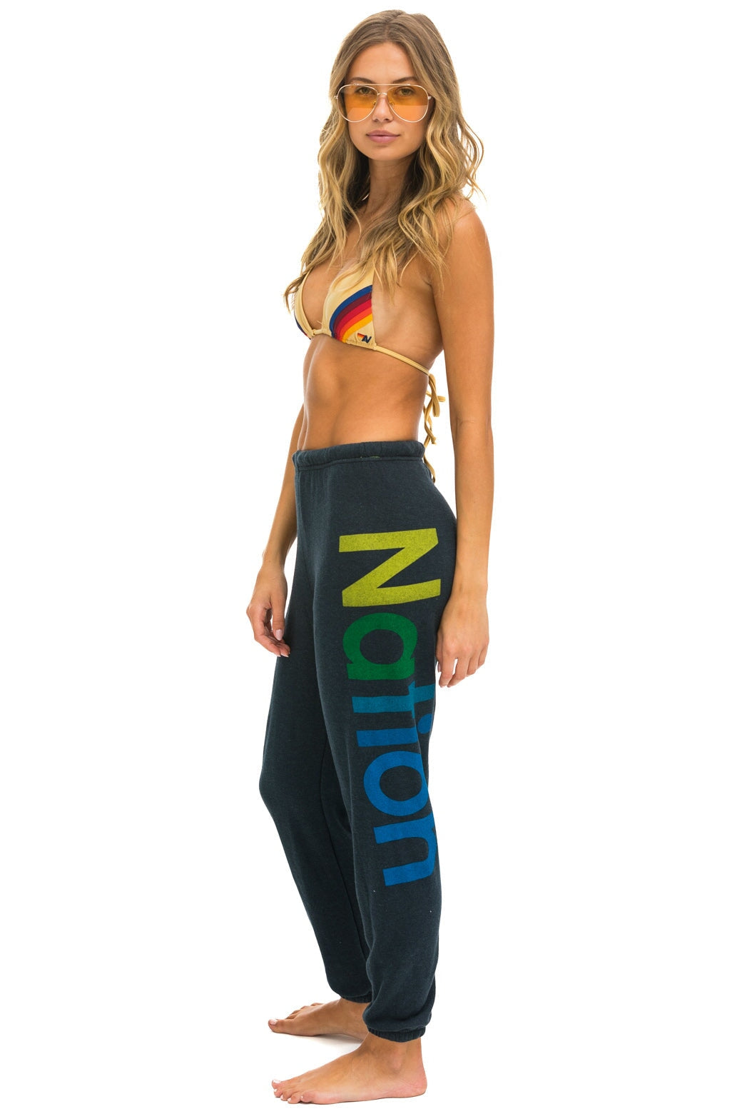 AVIATOR NATION 2 SWEATPANTS - CHARCOAL