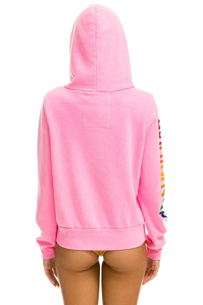 AVIATOR NATION HAMPTONS HOODIE - NEON PINK