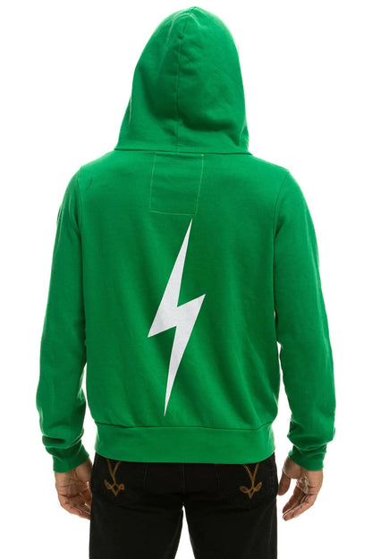 BOLT HOODIE - KELLY GREEN // WHITE